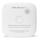 Wireless smoke detector with battery alarm 85dB