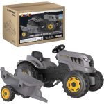 Smoby Tractor Stronger XXL with trailer, children's vehicle anthracite