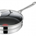 Tefal braising pan by Jamie Oliver Cook Smart (stainless steel, Ř 25cm, with glass lid)