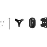 Ergotron TRACE mounting kit, mounting/mounting (black)