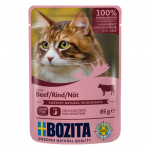 BOZITA Meat chunks in jelly with beef &ndash; wet cat food &ndash; 85g