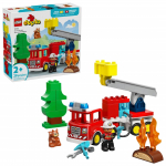 LEGO DUPLO TOWN 10473 W&oacute;z strażacki z wężem i strażakiem