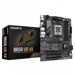 GIGABYTE B650 UD AX emaplaat - AMD Ryzen 9000 seeria protsessorid, 6+2+2 faasiline VRM, kuni 7600MHz DDR5 (OC), 1xPCIe 5.0 + 2xPCIe 4.0 M.2, GbE LAN, WIFI 6, USB 3.2 Gen 2