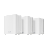 Wireless Router|ASUS|ZenWiFi BD4|Product type Mesh router|Qtty 3 pc(s)|Wi-Fi band Dual-band (2.4 GHz / 5 GHz)|Wi-Fi 7 (802.11be)|Ethernet WAN Yes|2xEthernet LAN (RJ-45) ports|WLAN speed 2882 Mbit/s|Internal memory 512 MB|Flash memory 128 MB|White|90I ...