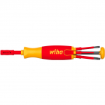 Wiha screwdriver with bit magazine LiftUp electric (red/yellow, 7 pieces)