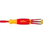 Wiha screwdriver with bit magazine LiftUp electric (red/yellow, 7 pieces)