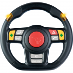 BIG Sound steering wheel black/red