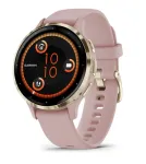 Garmin Venu 3S 3,05 cm (1,2") AMOLED 41 mm Digitaalne 390 x 390 pikslit Puuteekraan Kuldne, roosa WiFi GPS (satelliit)