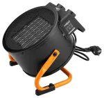 Electric Ceramic PTC Fan Heater NEO TOOLS 90-063 3 kW, Black/Orange
