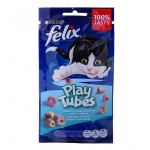 FELIX Play Tubes kala ja krevettidega kuivtoit kassidele 50 g