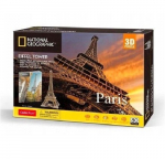 Puzzle 3D National Geographic Paryż Wieża Eiffla 80 element&oacute;w