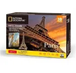 Puzzle 3D National Geographic Paryż Wieża Eiffla 80 element&oacute;w