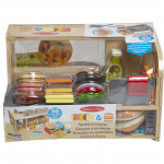 Spin Master Melissa & Doug - Slice & Stack Sandwich Counter, Play Kitchen