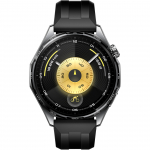 Huawei Watch GT 6 46mm (Atum-B19F), Smartwatch black, black fluoroelastomer strap
