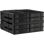 Icy Dock Though Armor MB508V5P-B (black, for 2x 5.25" built-in bays)