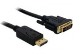 Delock DisplayPort-> DVI 24+1 black 1,0m