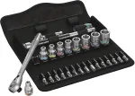 Wera Zyklop 8100 SA 11 1/4 28 pieces - Metal ratchet set