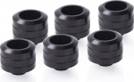 Alphacool Eiszapfen PRO 16mm HardTube Fitting G1 / 4 - Deep Black Sixpack, connection