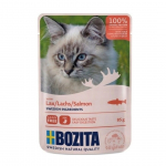 BOZITA Meat chunks in jelly with salmon &ndash; wet cat food &ndash; 85g