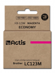 Actis KB-123M tint (asendustint Brother LC123M/LC121M tindile; standardne; 10 ml; magenta)