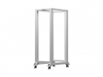 Open rack stand 19 inches 32U 600x1000 grey