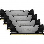 Kingston FURY DDR4 - 64GB - 3600 - CL - 16 (4x 16 GB) quad kit, RAM (black, KF436C16RB12K4/64, Renegade, INTEL XMP)