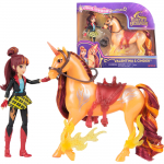 Spinmaster Unicorn Academy - Valentina and Unicorn Cinder (with real mane and tail and brush)