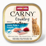 ANIMONDA Carny Country kana, kalkuni ja forelli m&auml;rgtoit kassidele - 100 g
