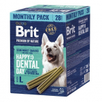 BRIT Premium by Nature Dog Dental snacks L - dog treat - 28 pcs