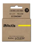 Actis KB-123Y tint (asendustint Brother LC123Y/LC121Y tindile; standardne; 10 ml; kollane)