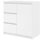 Topeshop 1D3S BIEL KPL chest of drawers