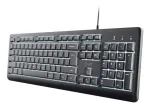 Trust Primo Beleuchtete keyboard Home/Office USB QWERTY US English Black