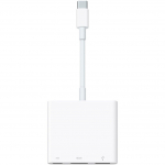 Apple USB Multiport Adapter, USB-C > USB-A + USB-C + HDMI socket (white)