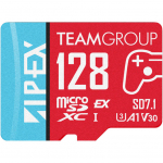 Team Group APEX SD7.1 128GB SDXC (red/blue, MicroSD Express)