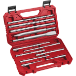 Einhell-KWB SDS Plus chisel & drill set, 12 pieces (red, ? 5-16mm, transport case)