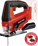 Einhell Cordless Jigsaw TC-JS 18 Li-Solo, 18V (red/black, without battery and charger)