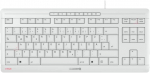 DE layout - CHERRY STREAM KEYBOARD TKL, keyboard (white/grey, SX scissor technology)