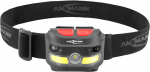 Ansmann headlamp HD250RS, LED light (black)