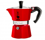Punane Bialetti Moka espress kohvimasin