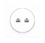 Fibaro Walli N pistikupesa 2 x RJ-45 valge