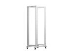 Open rack stand 19 inches 42U 600x1000 grey