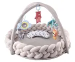 Braided sensory play mat
