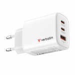 Charger GaN 65W QC 3.0, 2xUSB-C, 1x USB-A PD 3.0 EU