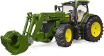 Tractor John Deere 7R 350 with front loader