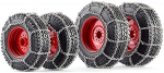 Wiking wheels with chains Fendt 828, model vehicle