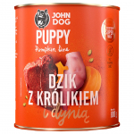 John Dog PUMPKIN Puppy dzik,kr&oacute;lik,dynia 800g
