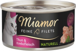 MIAMOR Feine Filets Naturell tuunikala ja krabiliha - m&auml;rg kassitoit - 80g