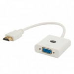 SAVIO HDMI (M) - VGA (F) ADAPTER VALGE CL-201