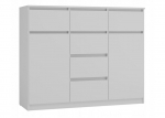 MALWA 2D6S WHITE CHEST OF DRAWERS