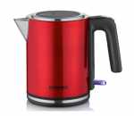 Severin WK 3427 electric kettle 1 L 2400 W Black, Red